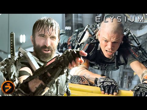 ELYSIUM | Max vs. Kruger, Final Battle Scene | Matt Damon Sci-fi Movie