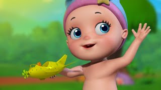 Playing with Tool set Toys - Johnny Fixs a Broken Plane | Kids Songs & Rhymes