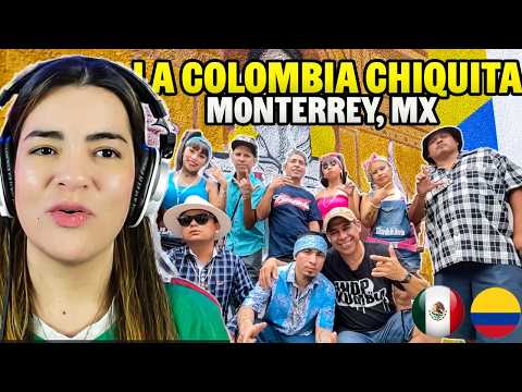 COLOMBIANA Reacciona "La Colombia Chiquita" En Monterrey, Mexico