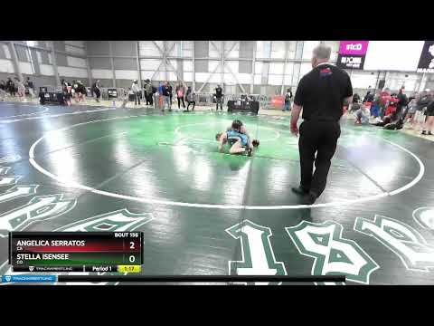 97 Lbs Quarterfinal - Angelica Serratos, CA Vs Stella Isensee, CO C777