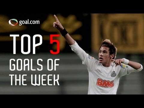 Top 5 INCREDIBLE goals in Brazil Neymar, Paulinho