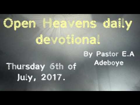 CHOOSE WISELY- HEAVENS THURSDAY 6TH OF JULY 2017