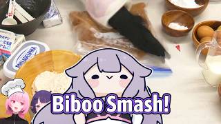 Biboo Show Her Hand Power To Everyone When Smash The Biscoff【Hololive EN】