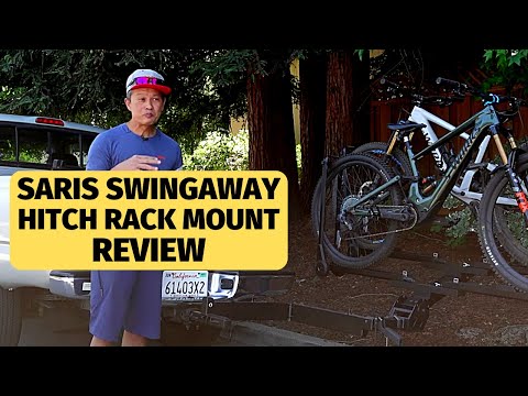 Saris Swing Away Review - side swing hitch rack mount, MTR tray rack featured