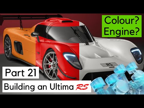 Building an Ultima RS with Nigel Dean. Part 21. Bodywork colour and engine choice reveal