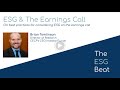 "ESG Beat" Podcast featuring CECP's Brian Tomlinson, Director of  Research, CEO Investor Forum