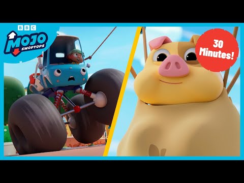 Mojo & Bo Save the Day! 🚁🛟 | Ultimate Truck Rescue Compilation | Mojo Swoptops