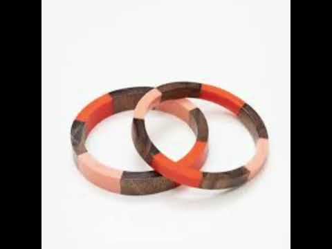 Golden fashion resin jewelry