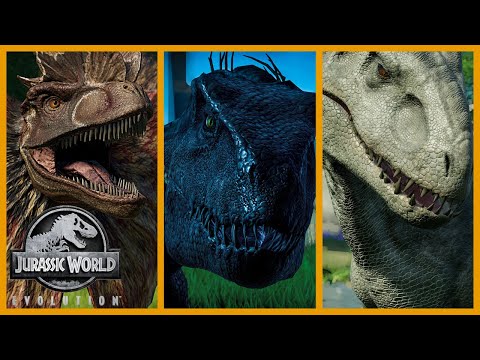 SCARY DINOSAURS! Compilation || Jurassic World Evolution