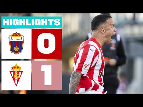 Highlights CD Eldense vs Real Sporting (0-1)
