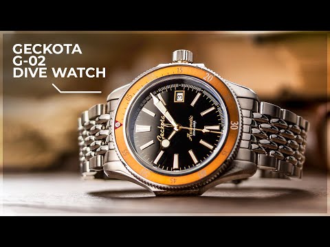 A New Diving Watch With A Very Unique Bezel! - The Geckota G-02 Dive Watch from WatchGecko