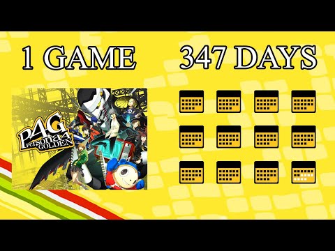 I Played Persona 4 Golden in Real-Time and It Only Took 347 Days