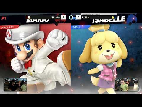 SOS 140 SSBU Winners Semis TUX|Stroder (Mario) vs. B-Rice (Isabelle)