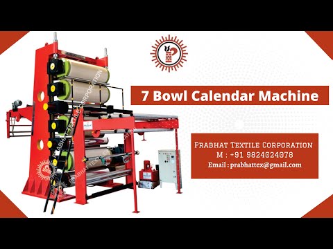 Seven Bowl Calendering Machine