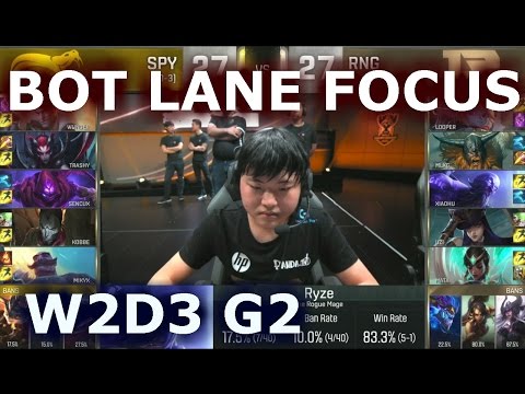 RNG vs SPY W2D3 - BOT LANE FOCUS Player Experience Stream | Group D LoL S6 Worlds 2016