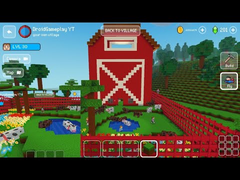 Cow & Bull Farm house -  Block Craft 3d: Building Simulator Games for Free