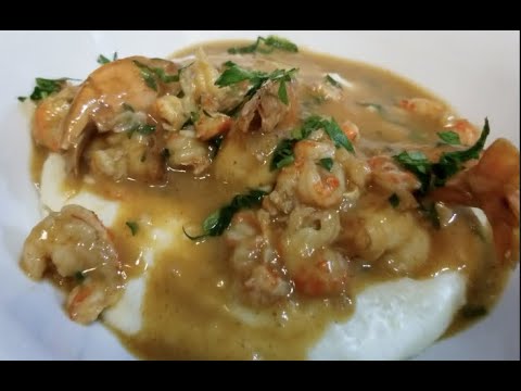 How To Make Shrimp & Grits With Crawfish Sauce