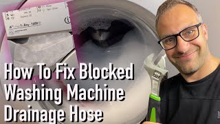 Washing Machine Drainage Pipe Removal