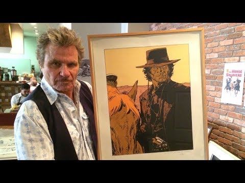 Exclusive! "Lt. Blueberry" footage!  A Moebius classic shot down with Martin Kove