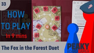 The Fox in the Forest Duet - How to play Video - Peaky Boardgamer