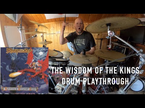 Alex Holzwarth - The Wisdom Of The Kings – Rhapsody - Drum Playthrough