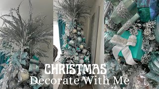 CHRISTMAS DECORATE WITH ME/ TIFFANY & CO THEME #christmas2025 #decoratewithme #christmasdiy