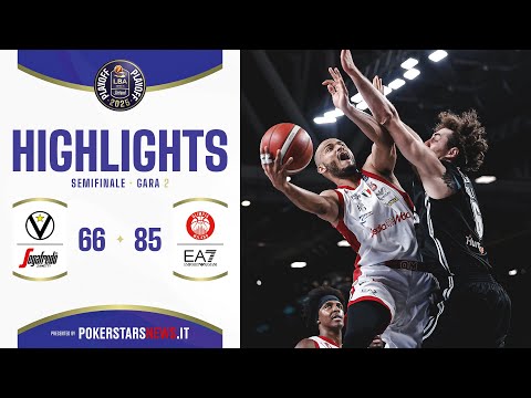 Virtus Segafredo Bologna – EA7 Emporio Armani Milano | PokerstarsNews Highlights | SF | Gara-2