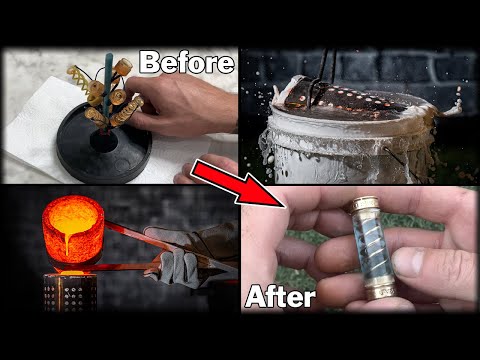 Casting The T-VIRUS From Resident Evil In Pure Bronze - Lost Wax Resin Casting