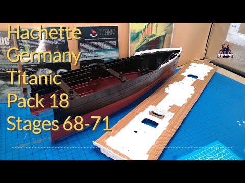 HACHETTE Germany  build the TITANIC Pack 18 Stages 68-71