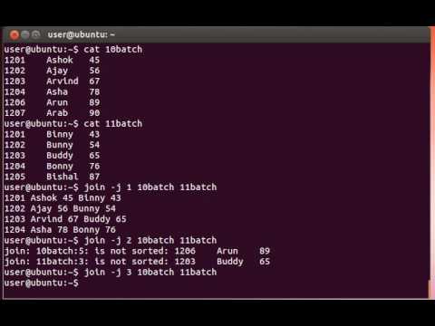 join Command in Ubuntu Linux