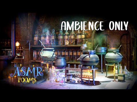 Harry Potter Inspired Ambience - Potions Classroom 4K REMAKE - 1 hour 3D Soundscape - No Talking