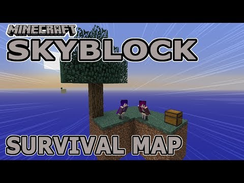 Minecraft: Skyblock Survival Map / Stranded on an Island in the Sky!