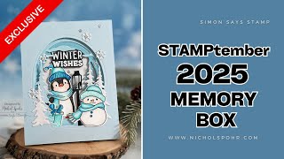 MAGICAL Winter Woodland Treescape Card Scene
