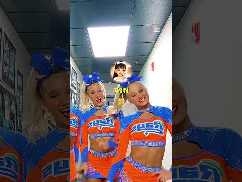 TWIN Cheerleaders share a cute moment! ????‍♀️  #cheerleading #cheerleader #cheer #performancecheer