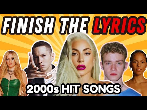 Finish the Lyrics: 2000s Hit Songs 🎤 | Ultimate Music Quiz Challenge