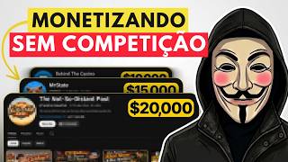 Encontrei 10 nichos "chatos" para Canal Dark sem rosto que pode te deixar rico em 2026