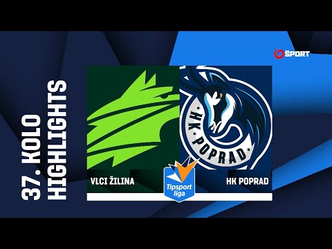 37. kolo: Vlci Žilina - HK Poprad 4:2 (0:2, 2:0, 2:0