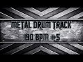 Heavy Metal Drum Track 190 BPM (HQ,HD)