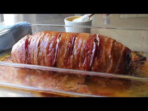 Bacon-Wrapped Buffalo Meatloaf - How to Make Buffalo...