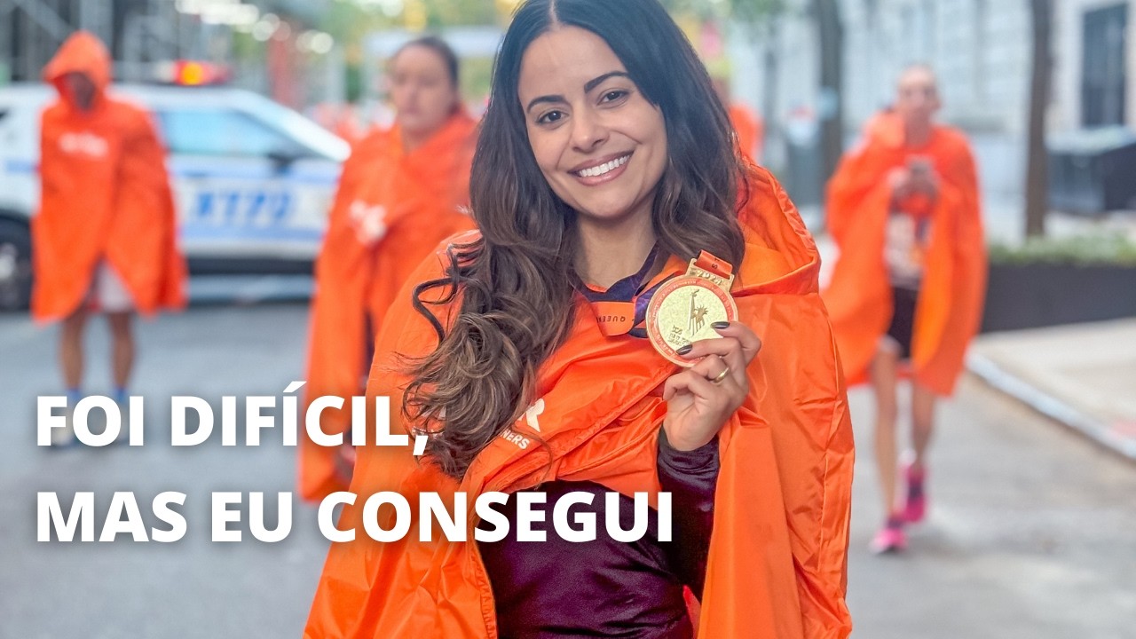 EU CORRI A MARATONA DE NY | ep 3 minha primeira maratona | chegou o grande dia