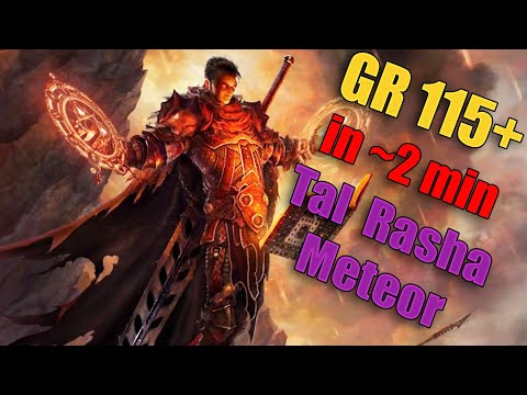 Diablo 3 Season 28 - Tal Rasha Meteor Wizard ~2 min GR115+ Speeds