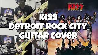(ギターで演奏してみた)KISS/Detroit Rock City Guitar Cover  (ハードロック　キッス)