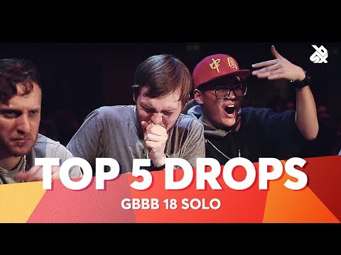 TOP 5 DROPS 😱 Grand Beatbox Battle Solo 2018