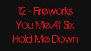 You Me At Six - 12 - Fireworks (Lyrics)