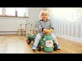 Falk Odrážedlo 900C baby Maurice červený vintage s přívěsem