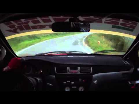 CameraCar 1°Rally Day Alta Valtidone 2013 Ghezzi - Benenti Mitsubishi evo IX N4