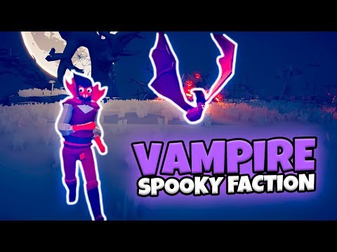 VAMPIRE FROM SPOOKY FACTION 1 VS 1 EVERY UNIT | TABS HALLOWEEN UPDATE