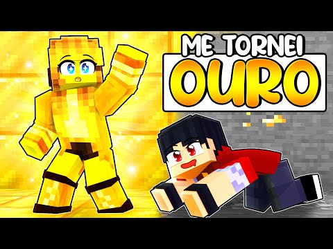 MIIKA se TRANSFORMOU em OURO por 24 HORAS no Minecraft ◂Miika▸