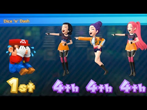 Mario Party 10 Minigames – Minecraft Mario vs Girls?! NO MERCY!