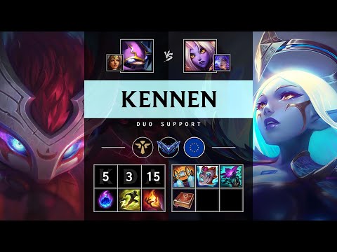 Kennen Support vs Soraka - EUW Diamond Patch 25.14
